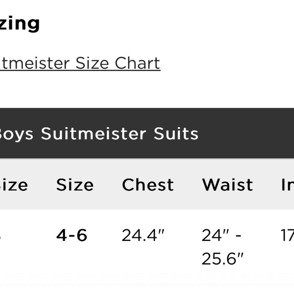 Boys Christmas suit size 4-6. Suitmeister. - Picture 2 of 2